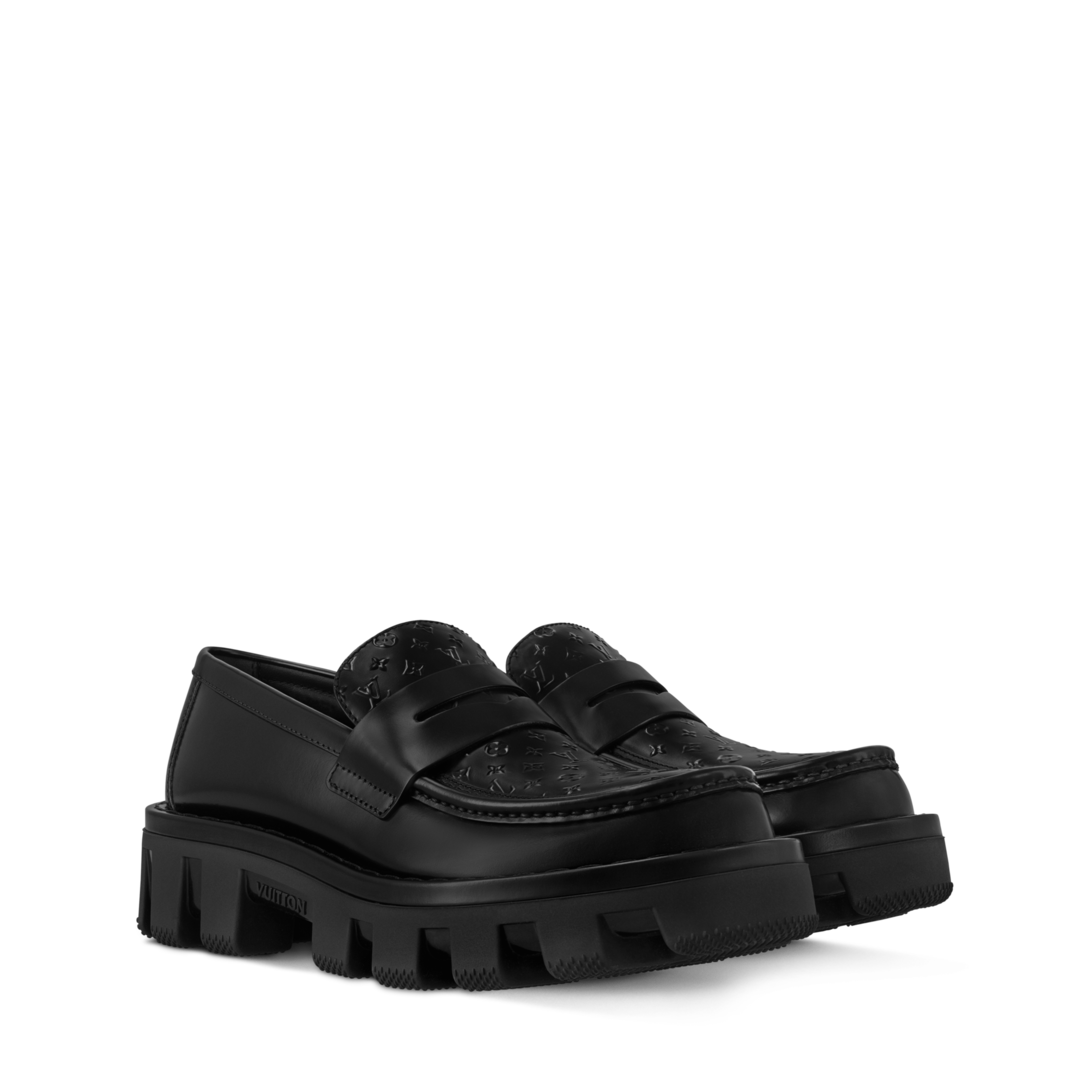 LV Checker Loafer - Luxury Shoes - 1AHRIW Black | LOUIS VUITTON